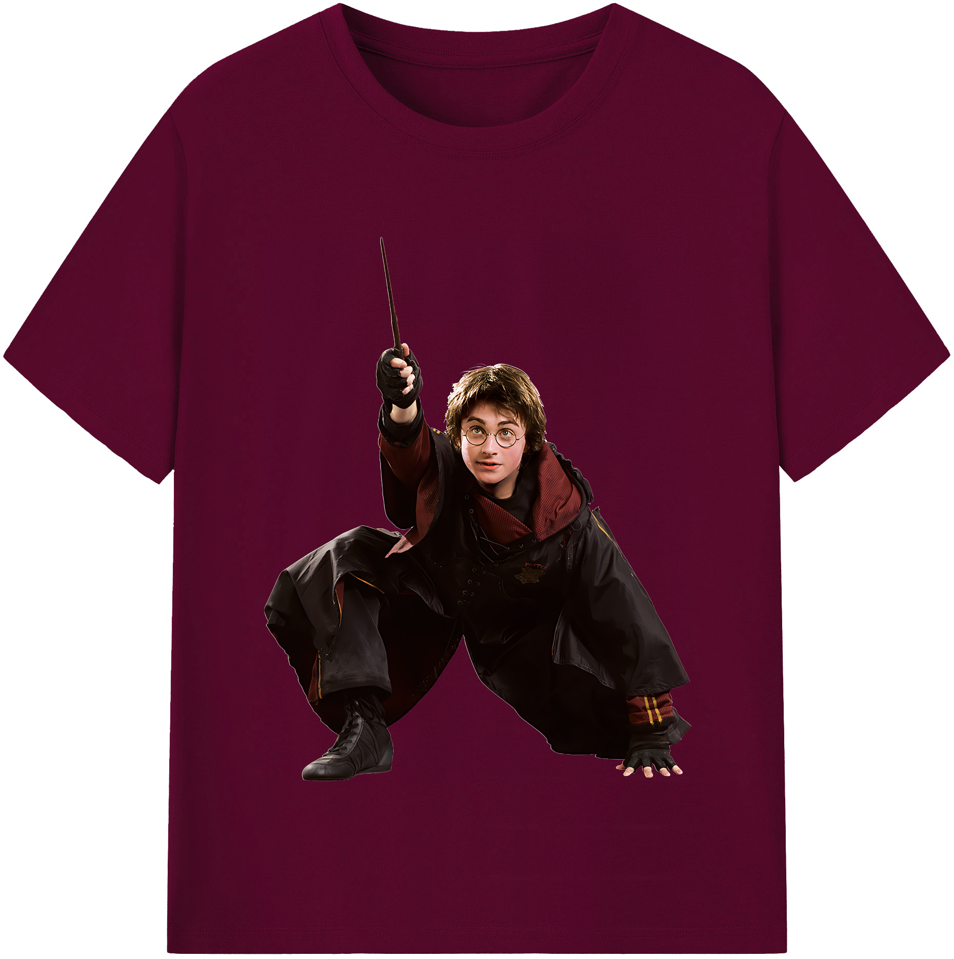 （画像用） Harry Potter ハリー・ポッターシリーズ レディースカジュアルプリントTシャツ（綿100％）